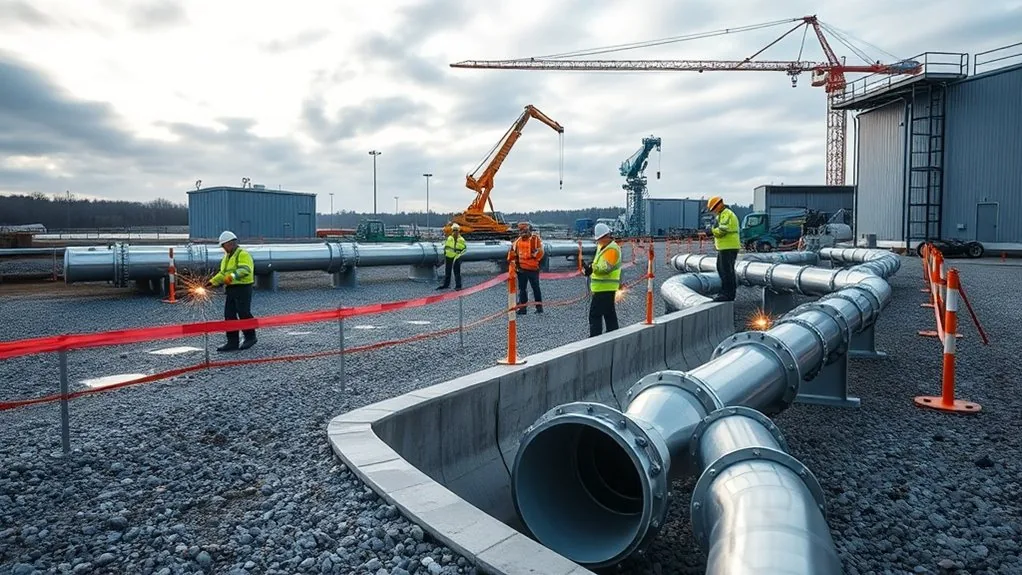 Gas & Oil Pipe Ducting & Installation in Gillingham