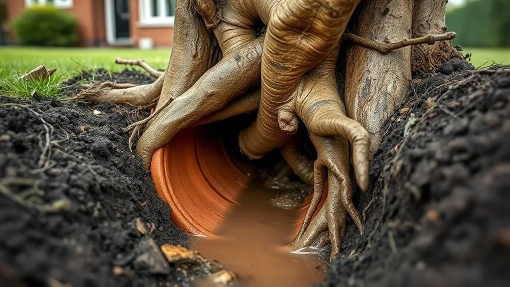 Tree Root Damage in Drains | Detection & Removal in Gillingham